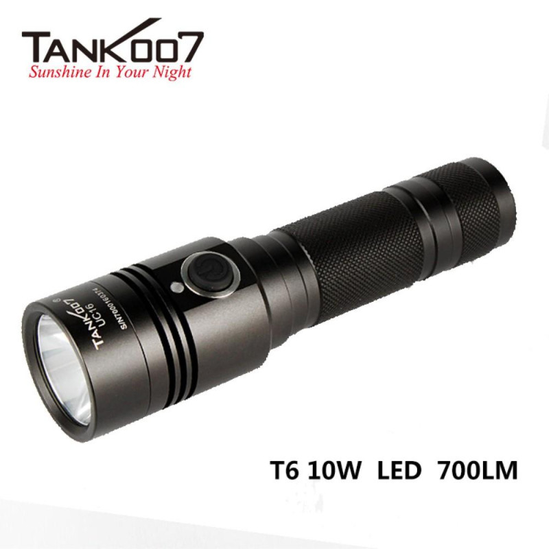 TANK007 UC16 700 Lumens lommelykt oppladbar