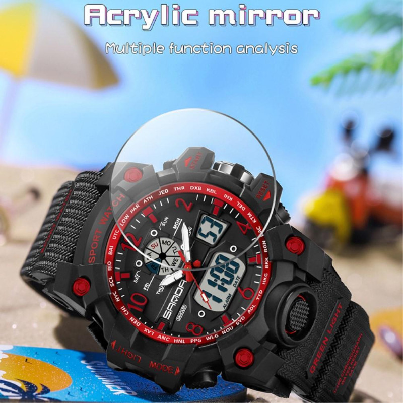 Armbåndsur Armbåndsur Digital vanntett sportsklokke osv