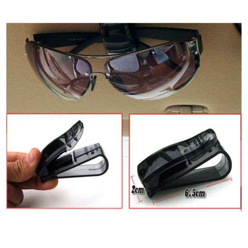 Multi - function Car Sunglasses Glasses Holder Paper Clip