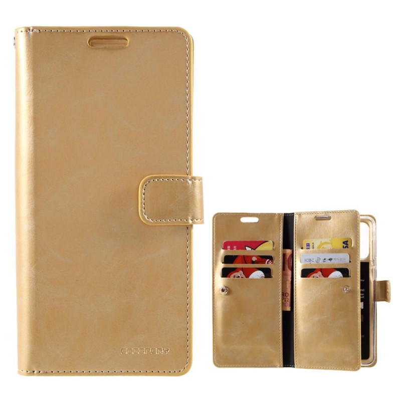 Samsung Galaxy S21+ (Plus) MERCURY GOOSPERY Mansoor Wallet Case - Gold