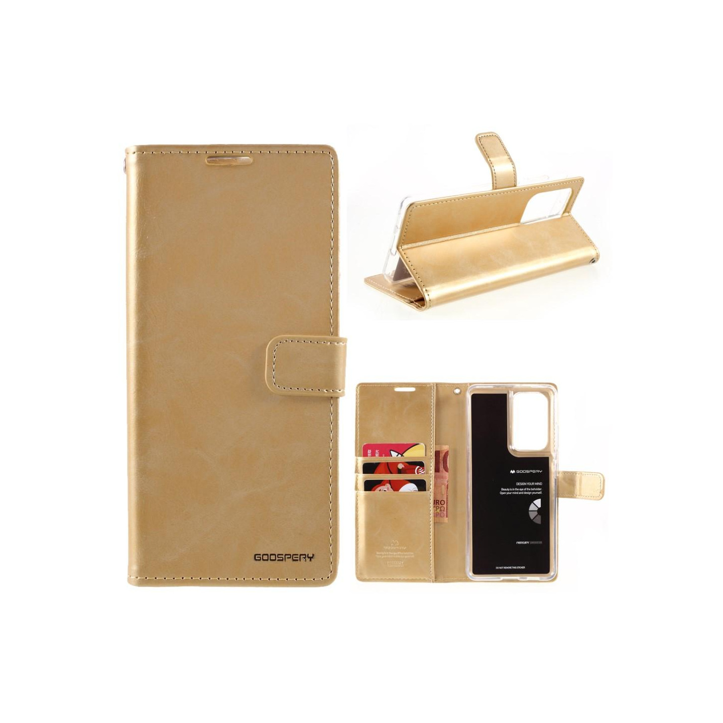 MERCURY GOOSPERY Blue Moon Case Samsung Galaxy S21 Ultra - Gold