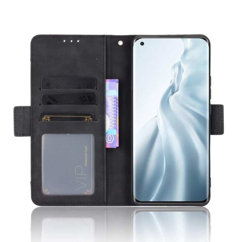Wallet Stand Flip Phone Case til Xiaomi Mi 11 - Sort