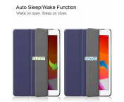Apple iPad 10.2 2021/2020/2019 Slim fit tri-fold fodral -MörkBlå