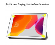Apple iPad 10.2 2021/2020/2019 Slim fit tri-fold fodral - Grå