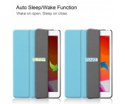 Apple iPad 10.2 2021/2020/2019 Slim fit tri-fold fodral - LjusBlå