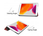 Apple iPad 10.2 2021/2020/2019 Slim fit tri-fold fodral - VinRöd