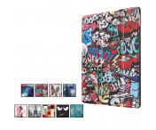 Apple iPad 10.2 Slim fit tri-fold fodral - Graffiti Pattern