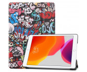 Apple iPad 10.2 Slim fit tri-fold fodral - Graffiti Pattern