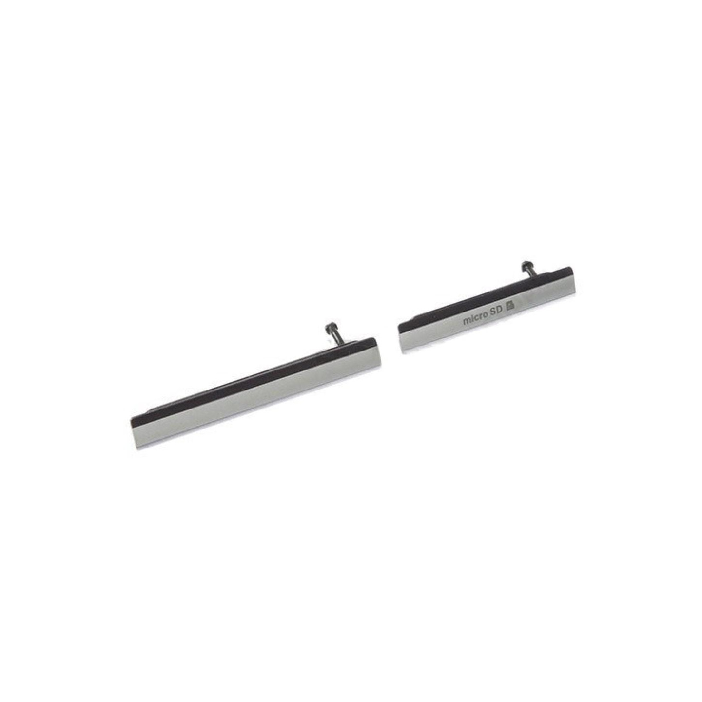 2 PCS/Set OEM Card Cap Set for Sony Xperia Z2 D6503 - Black