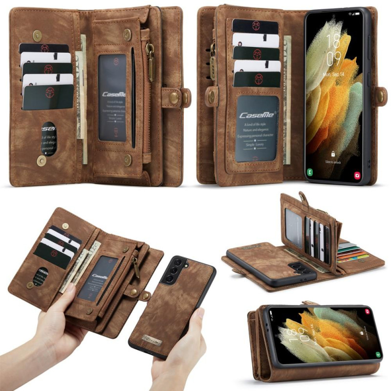 Samsung Galaxy S21 CASEME 2 - in - 1 Detachable - Brown