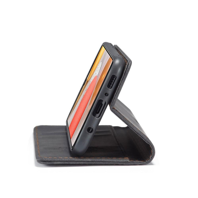 CASEME Retro lompakkokotelo Samsung Galaxy S21 Ultra Black