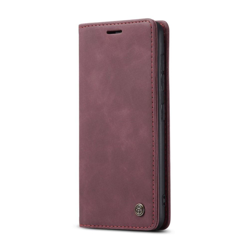 CASEME Retro Wallet Case for Samsung Galaxy S21+ (Plus) Wine Red
