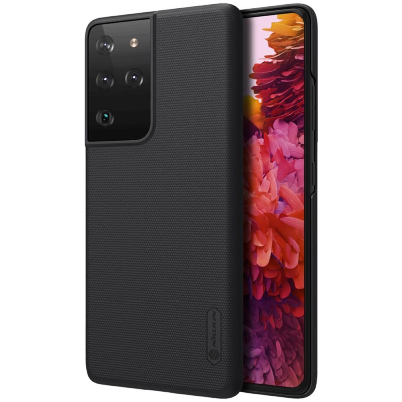 NILLKIN Samsung Galaxy S21 Ultra Frostet Skall Hardt - Svart
