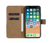 iPhone 11 Plånboksfodral / Fodral Läder - Svart