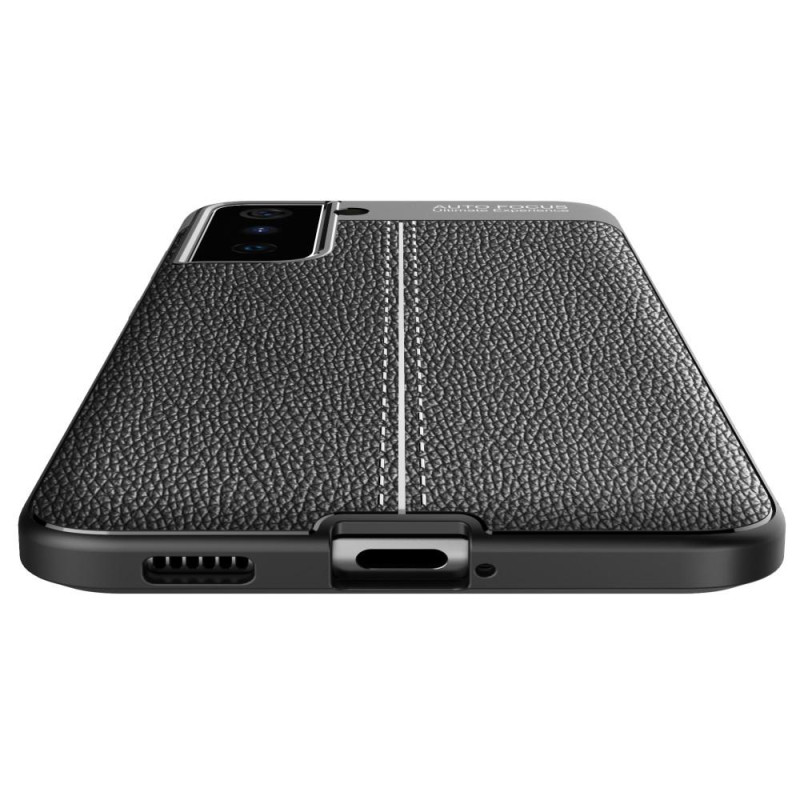 Samsung Galaxy S21+ (Plus) TPU Deksel Litchi Grain - Svart