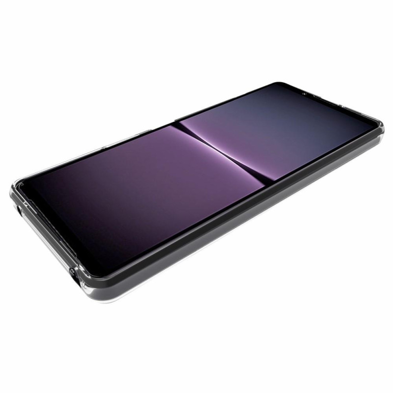 Sony Xperia 1 V Kirkas Soft TPU Suojakuori with Non - slip Inner - Läpinäkyvä