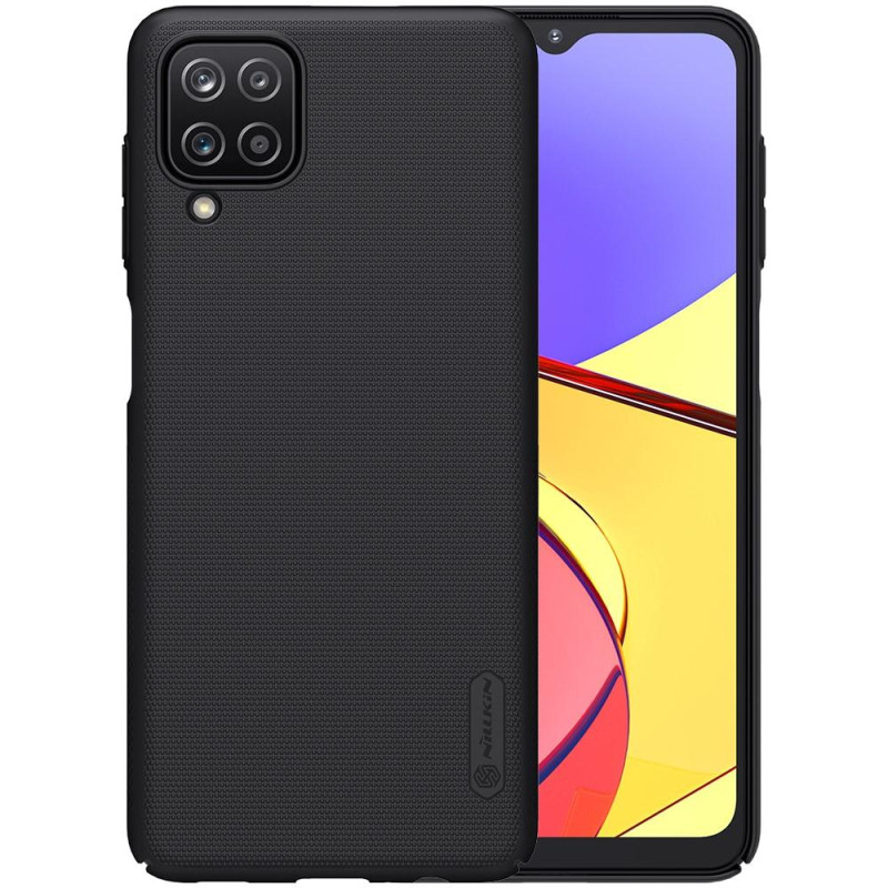 NILLKIN Samsung Galaxy A12 Frostet Skall Hardt - Sort