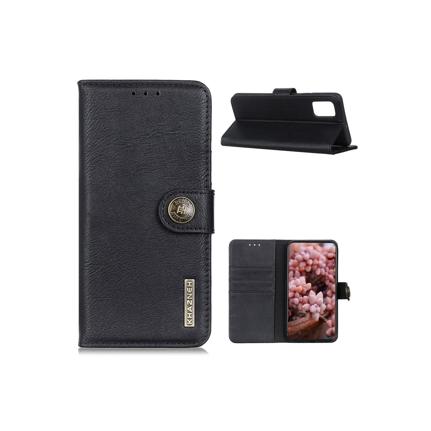 KHAZNEH Phone Cover for Samsung Galaxy A72 5G - Black