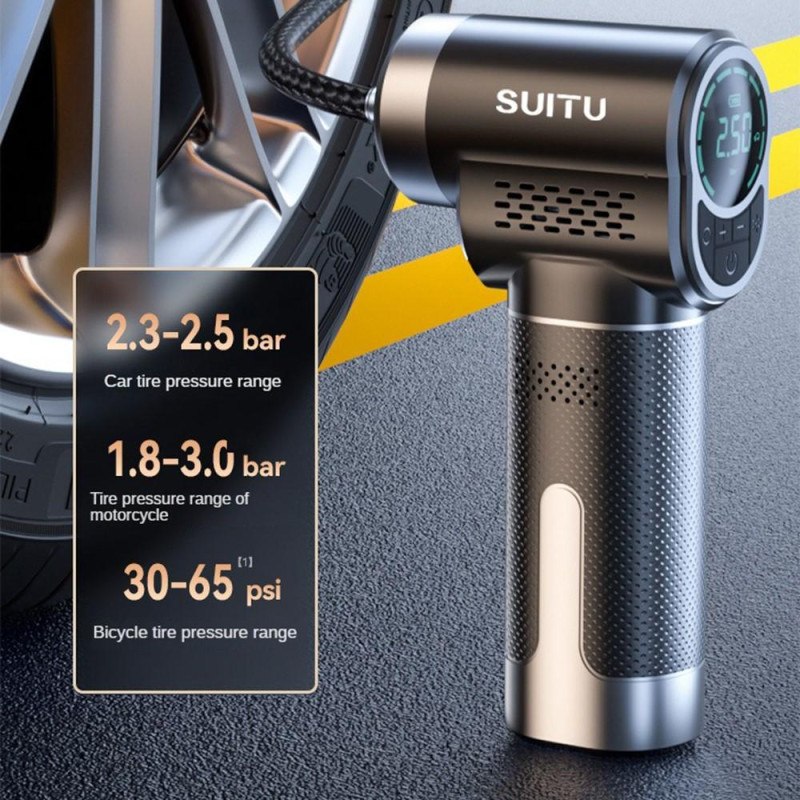 Car Cordless Inflatable Pump Multifunctional Portable Lighting