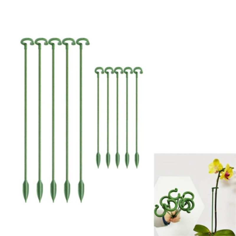 3PCS 58CM Plant Support Stake Flower Stem Support Stick