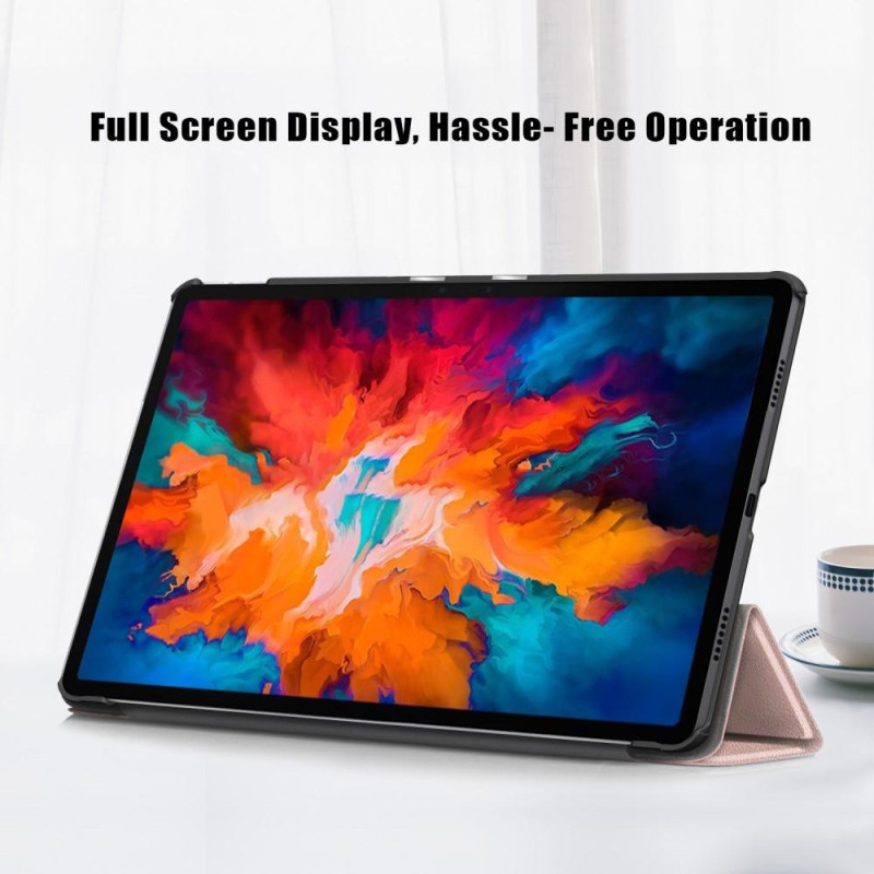 Trifoldbart cover til Lenovo Tab P11 Pro TB - J706F - Rose Guld