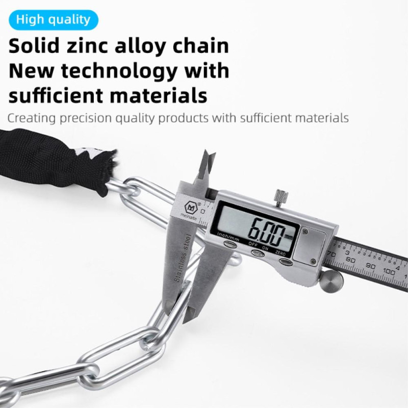 WEST BIKING 1.5m Bike Chain Lock 4 Digit Combination Lock