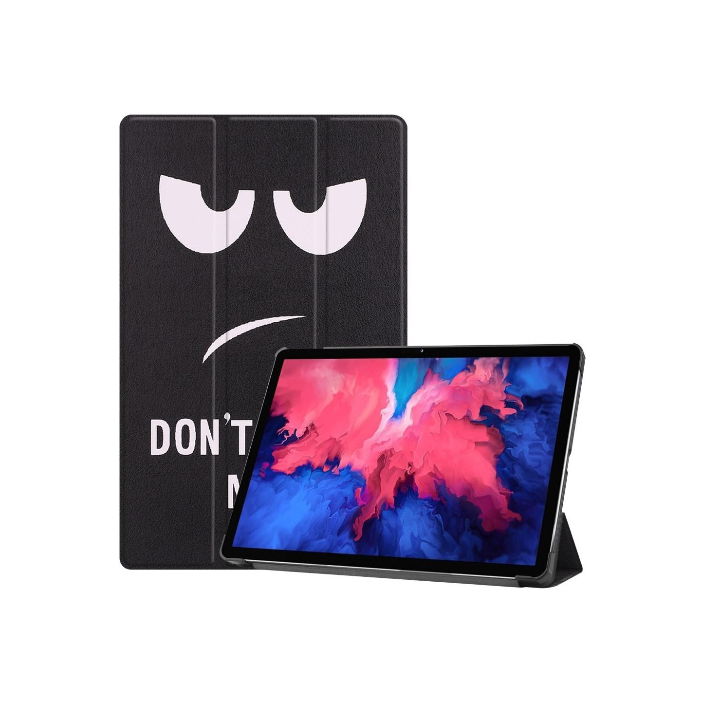 Tri - fold Stand Cover for Lenovo Tab P11 / P11 Plus - Don't Touch