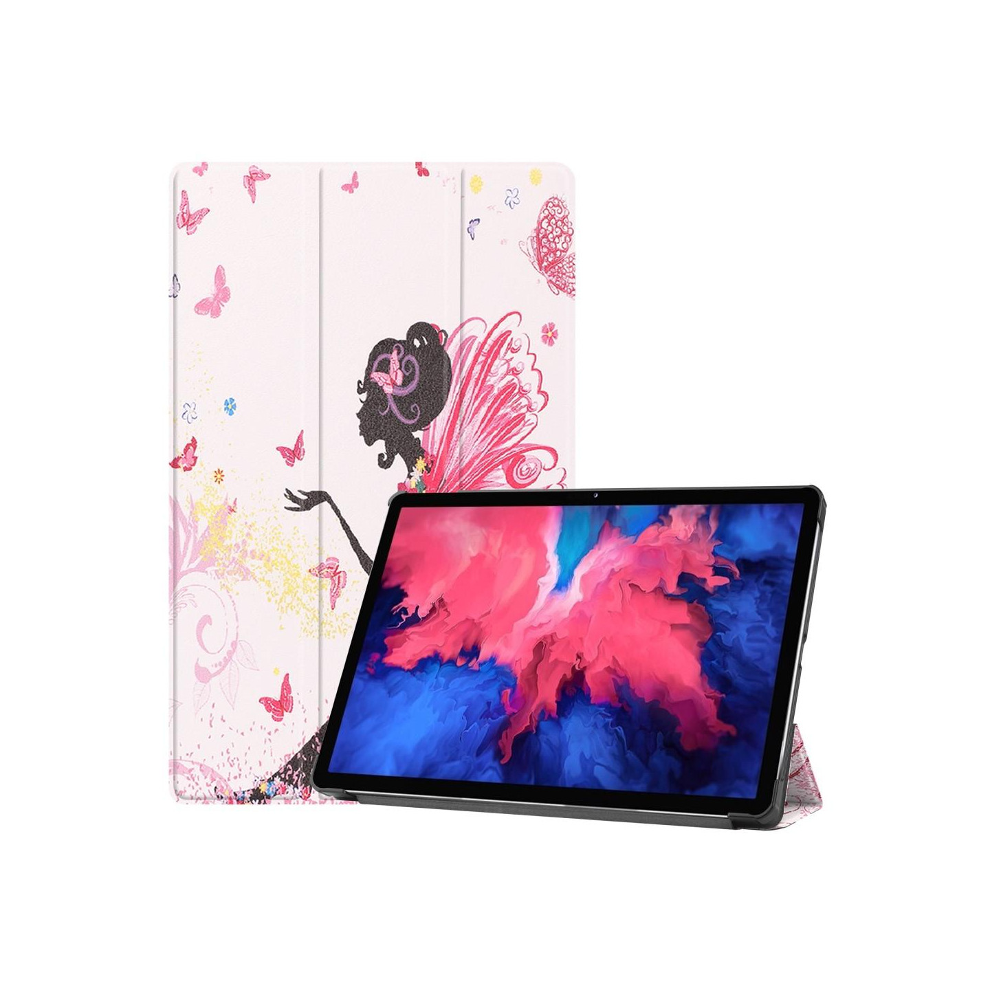 Tri - fold Stand Kansi - Lenovo Tab P11 TB - J606F / P11 Plus - Beauty