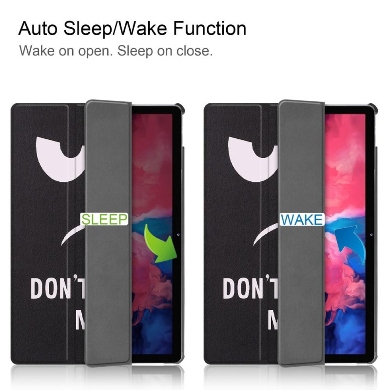 Tri - fold Stand Cover for Lenovo Tab P11 / P11 Plus - Don't Touch