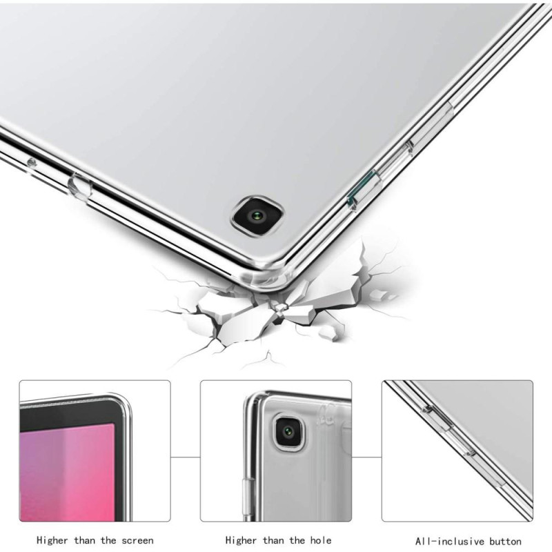 Samsung Galaxy Tab A7 Clear Transparent TPU Cover Case Shell