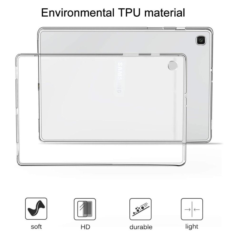 Samsung Galaxy Tab A7 10.4 TPU Cover - Gjennomsiktig