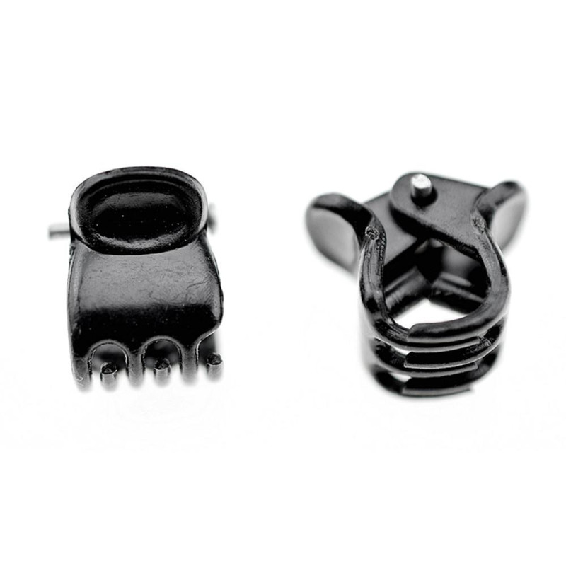 20stk Hårklemmer Små - Sort