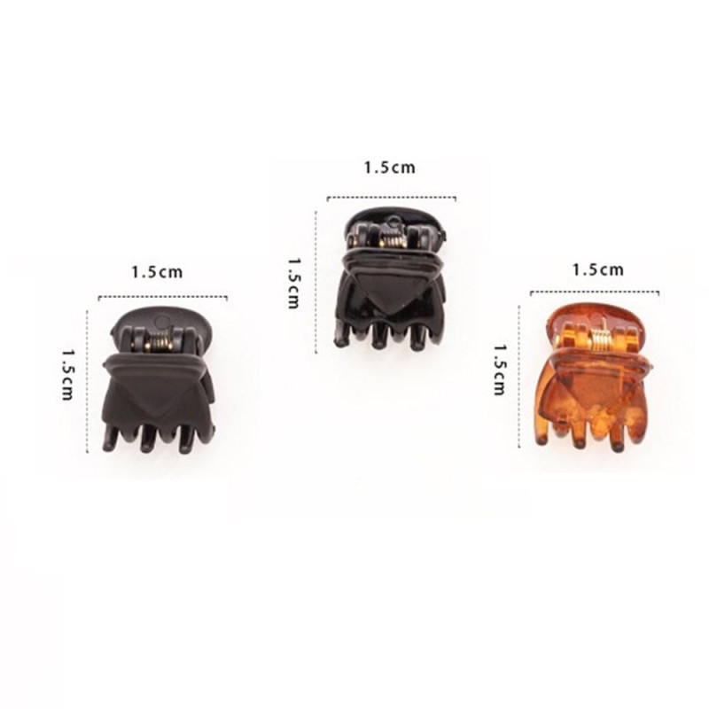 20stk Hårklemmer Små - Svart