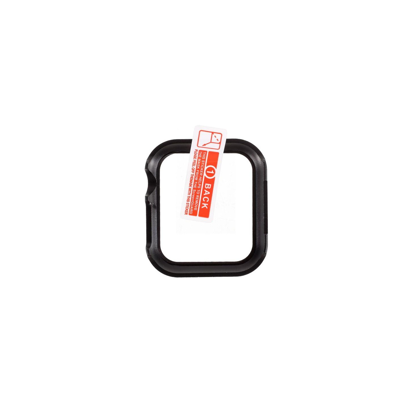 Apple Watch SE/Series 6/5/4 44mm Metal Watch Cover + Tempered Glass Screen Film