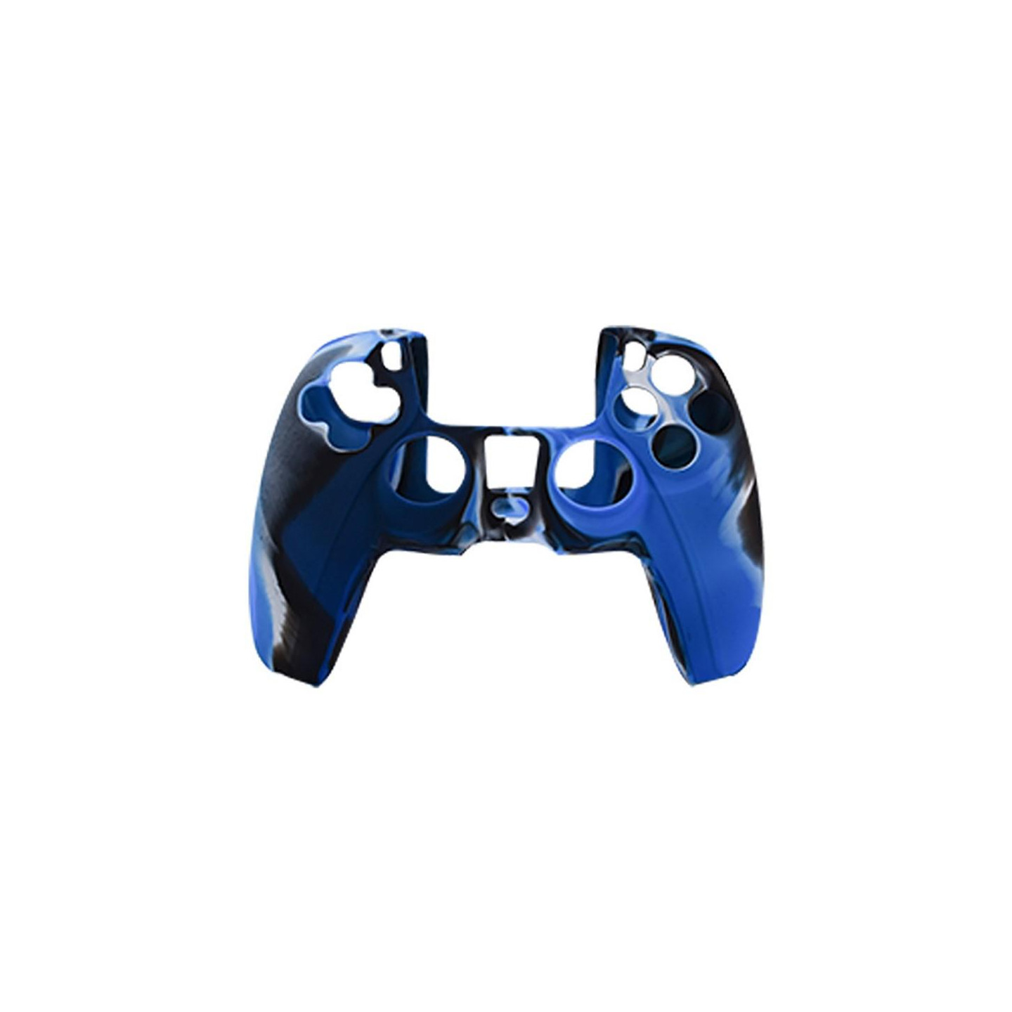 Silikone hudgreb til Playstation 5 PS5 Controller - Camouflage Blå/Sort