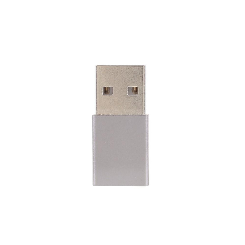 USB Male to Type - c Female 2.4A Mini Adapter Converter - Black