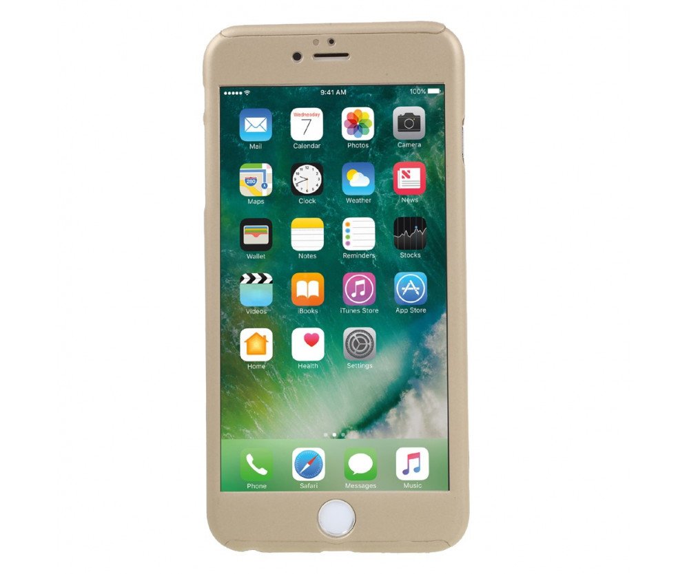 360 Skal till iPhone 6 / 6s - Skydd för hela din iPhone - Guld