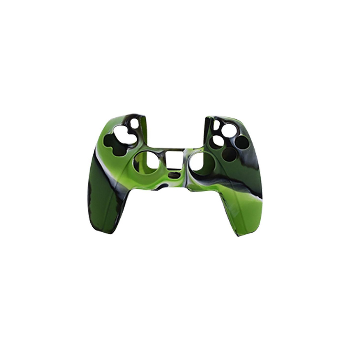 Silikone hudgreb til Playstation 5 PS5 Controller - Camouflage Gren/Sort