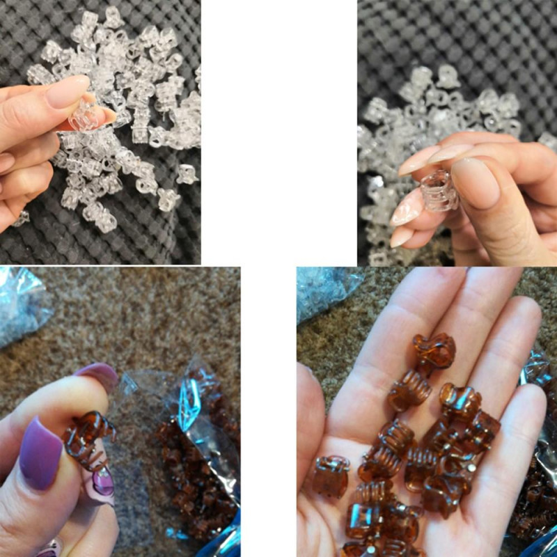 20stk Hårklemmer Små - Sort