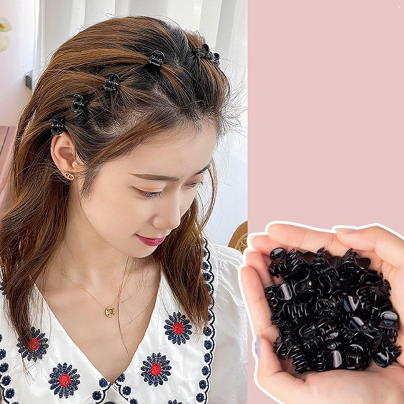 20stk Hårklemmer Små - Svart