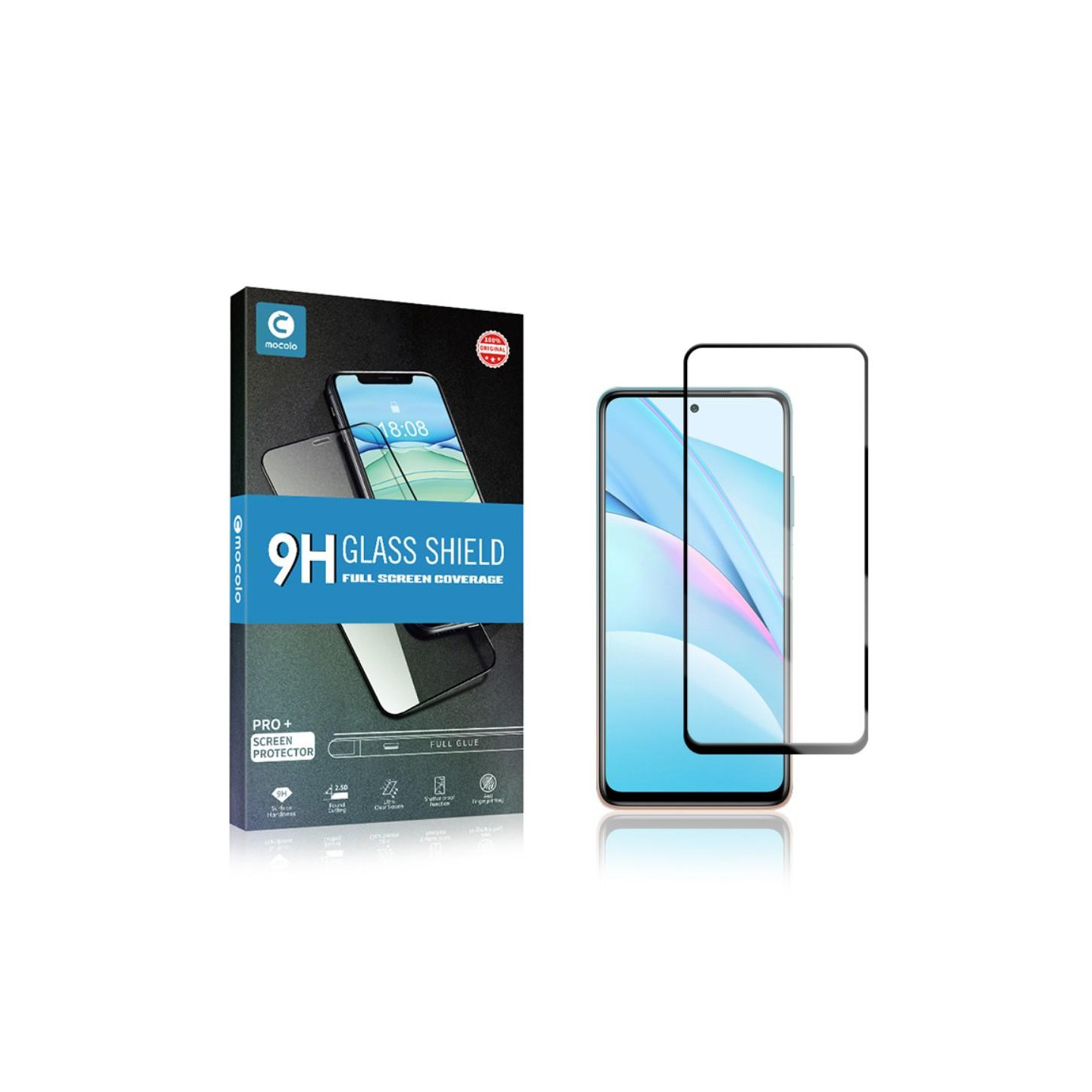 MOCOLO Xiaomi Mi 10T/10T Pro/10T Hærdet Glass Fullt Cover