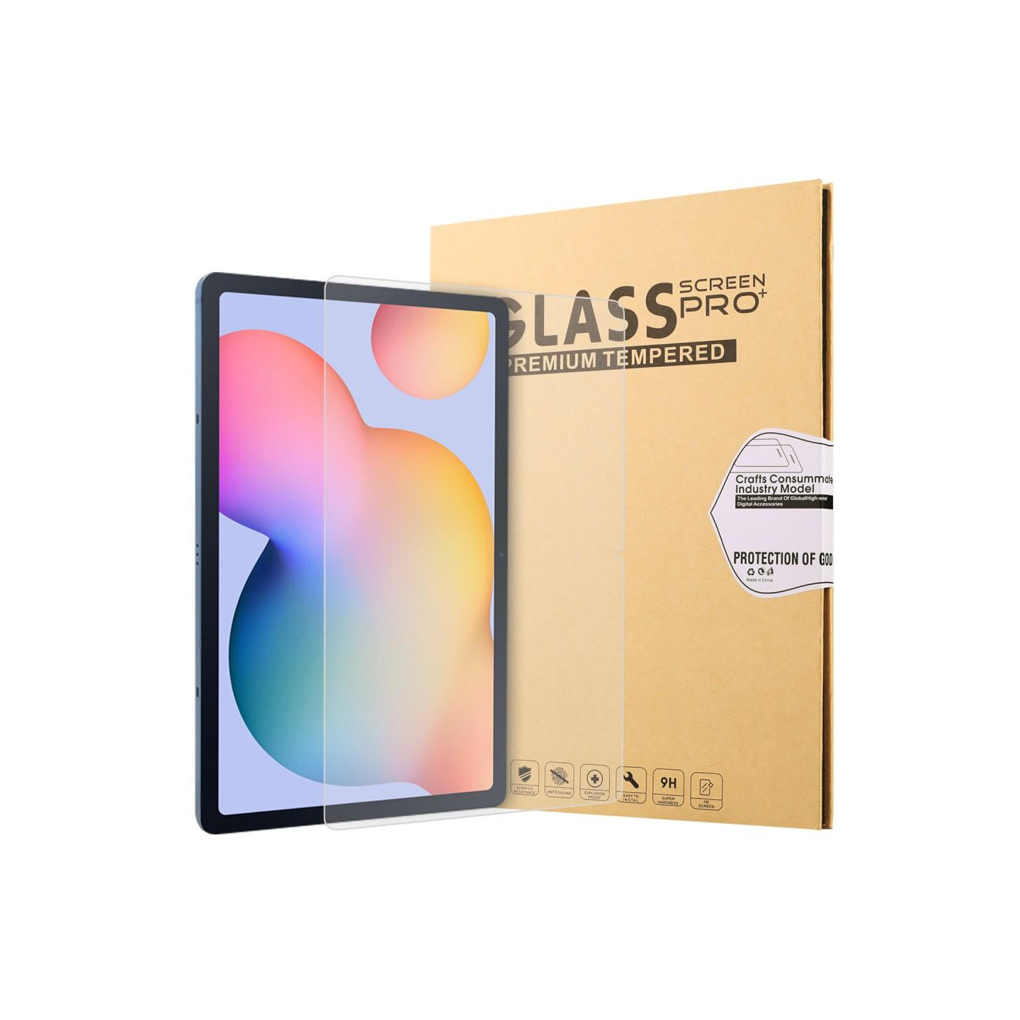 Samsung Galaxy Tab S7 / Tab S8 Tempered Glass Näytönsuoja