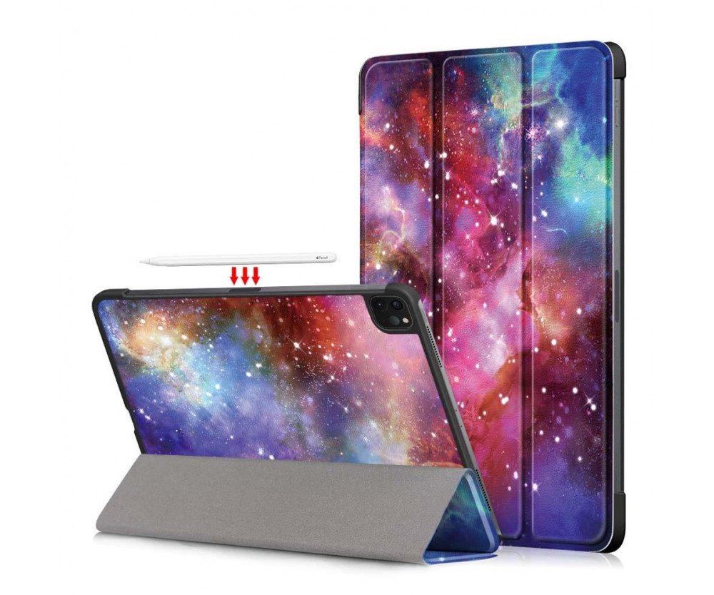 iPad Pro 11" 2021/2020/2018 Slim fit tri-fold fodral - Space