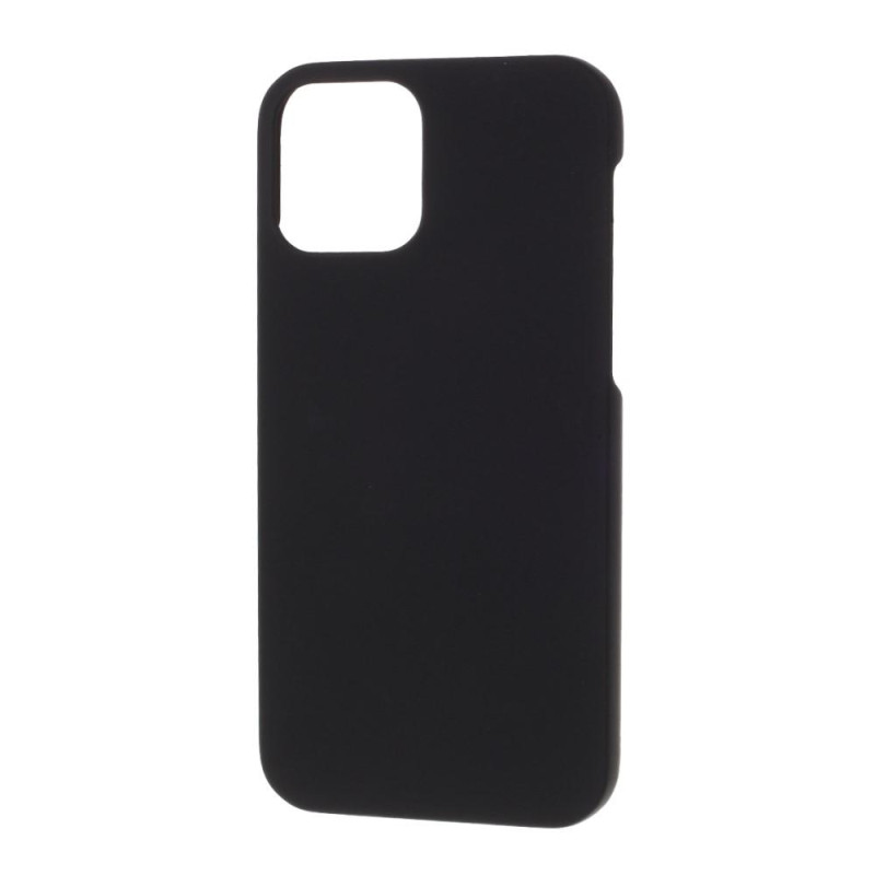 Rubberized Hard PC Case Protective Shell for iPhone 12 Pro Max - Black