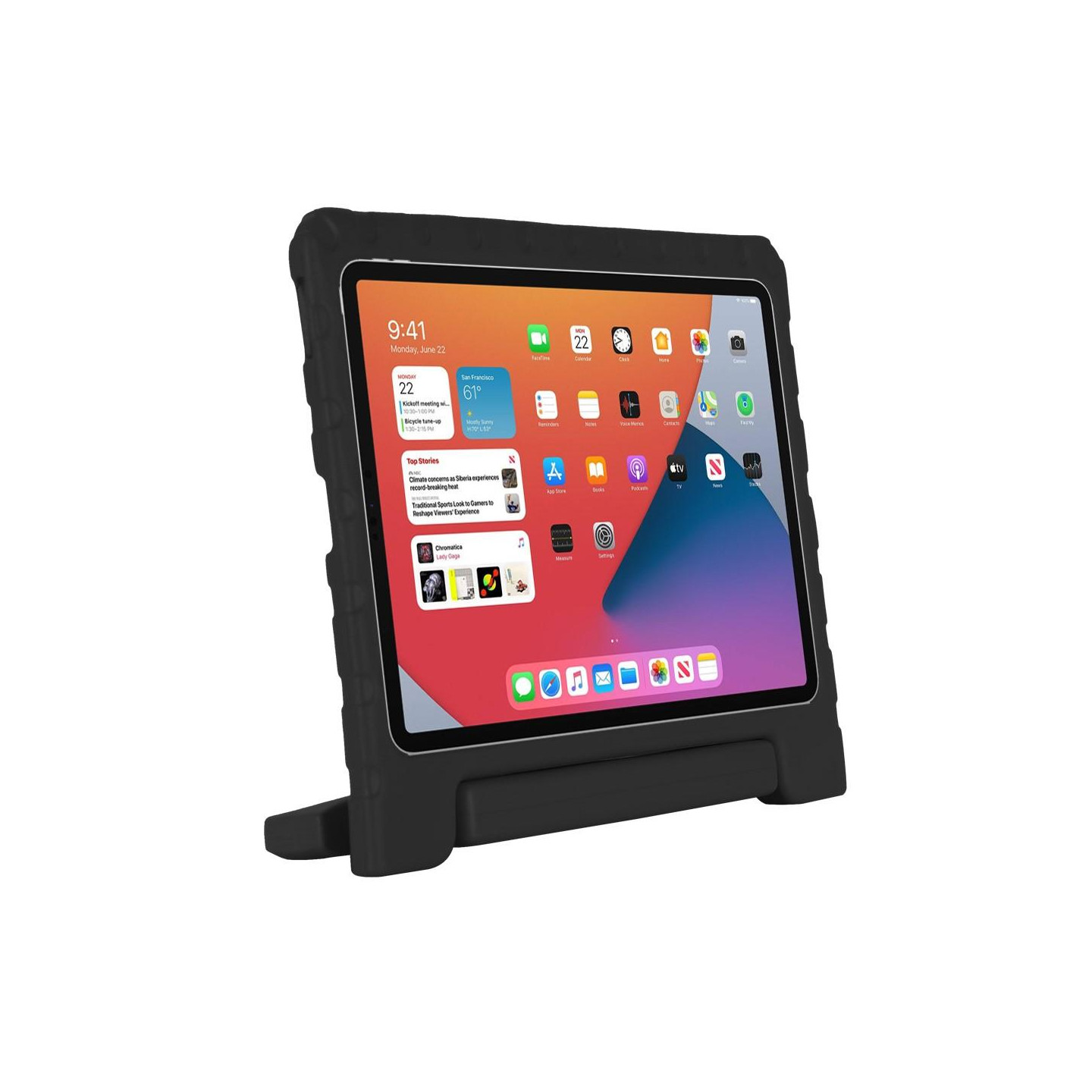Shockproof EVA Foam Stand Shell for iPad Air (2020)(2022) - Black