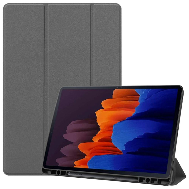Tri - fold Stand Smart Case for Samsung Galaxy Tab S7 Plus