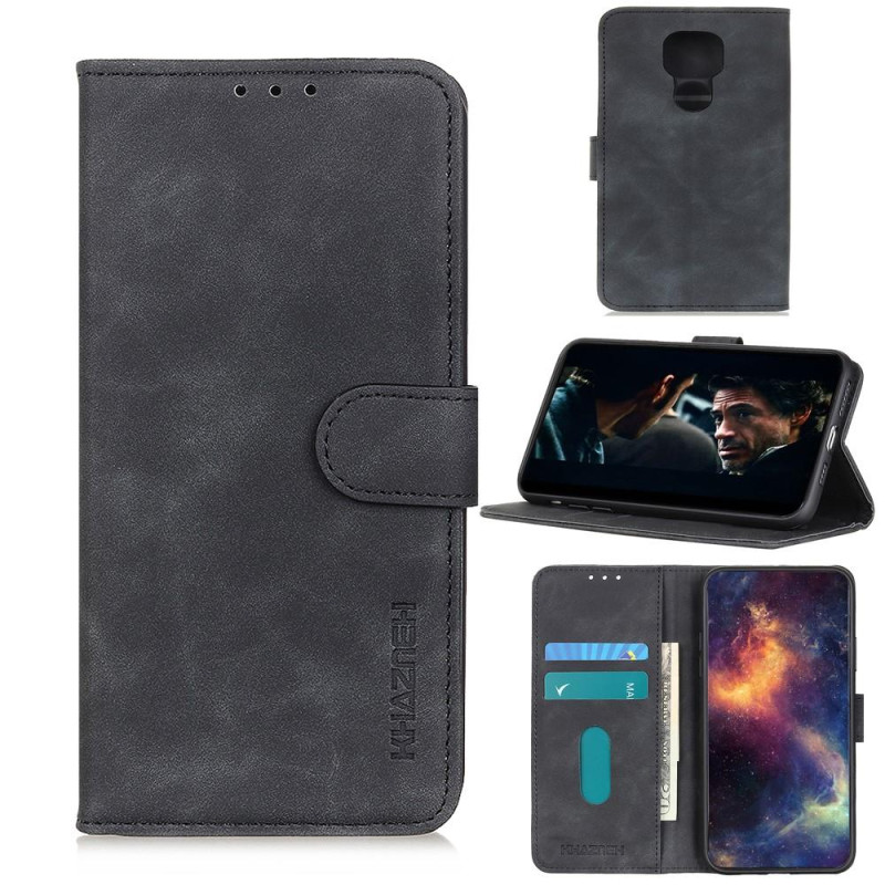 KHAZNEH Retro lompakko Motorola Moto G9 Play/Moto E7 Plus