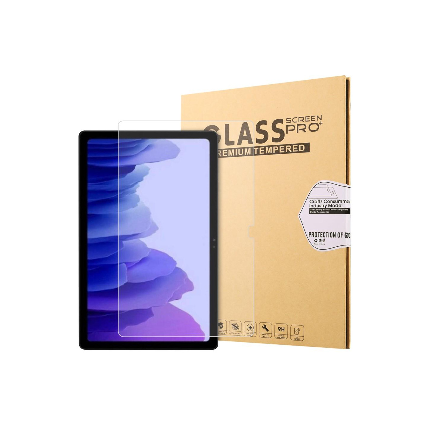 Samsung Galaxy Tab A7 10.4" herdet glass