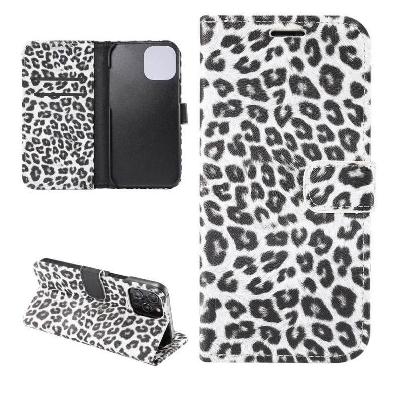 Leopard Pattern Wallet Cover for iPhone 12 / 12 Pro
