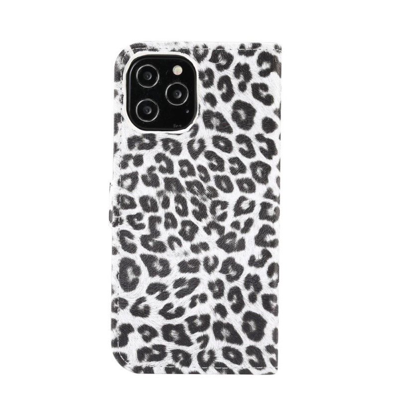 Leopard Pattern Wallet Cover for iPhone 12 / 12 Pro
